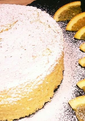 オレンジと生おからのシフォン風ケーキ♪-レシピのメイン写真
