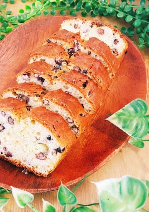 小豆とクリームチーズのパウンドケーキ-レシピのメイン写真