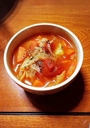 野菜ごろっとミネストローネ-レシピのメイン写真