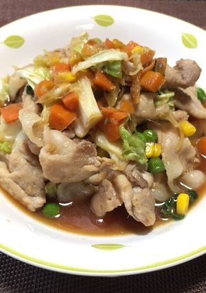 豚ロース切り落としの甘辛醤油煮-レシピのメイン写真