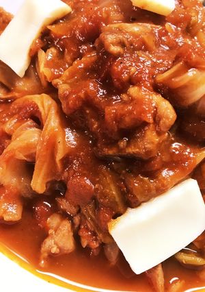 豚肉とキャベツのトマト煮-レシピのメイン写真