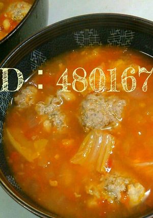 トマトつみれ汁-レシピのメイン写真