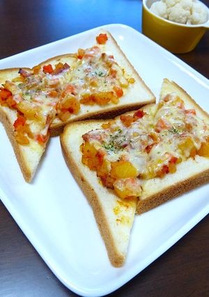 簡単！ジャーマンポテト☆トースト-レシピのメイン写真
