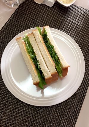チーズハムサンドイッチ-レシピのメイン写真