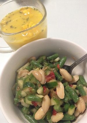 スプーンで食べるサラダ-レシピのメイン写真