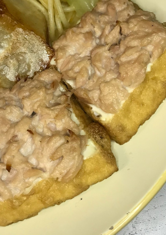 トースターで簡単☆厚揚げのツナマヨ焼き-レシピのメイン写真