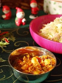 スパイスで作るひよこ豆とひき肉のカレー-レシピのメイン写真