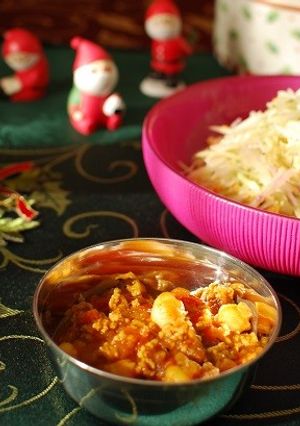 スパイスで作るひよこ豆とひき肉のカレー-レシピのメイン写真