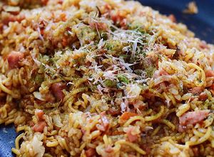簡単絶品そば飯！決め手はお好み焼きソース-レシピのメイン写真