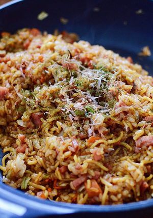 簡単絶品そば飯!決め手はお好み焼きソース-レシピのメイン写真