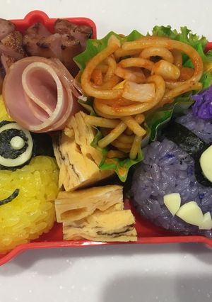 キャラ弁 ミニオン-レシピのメイン写真