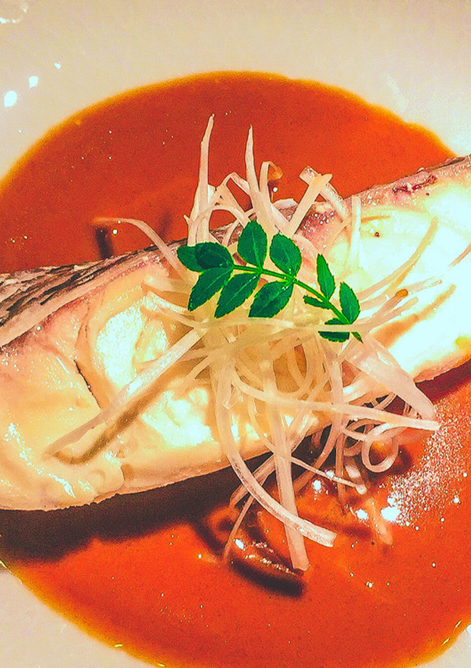 70℃ 低温調理 蒸し鯛 ごまだれ風味-レシピのメイン写真