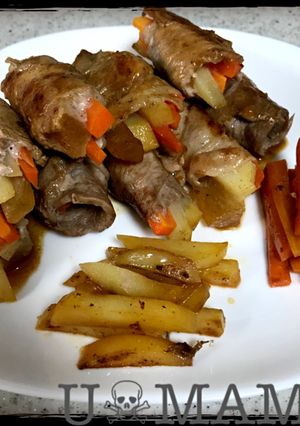 野菜とドライパインの肉巻き-レシピのメイン写真