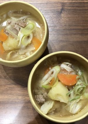 冷蔵庫掃除の♡具沢山豚汁-レシピのメイン写真