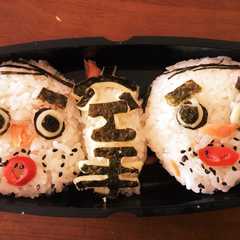 変なおじさん弁当 キャラ弁-レシピのメイン写真