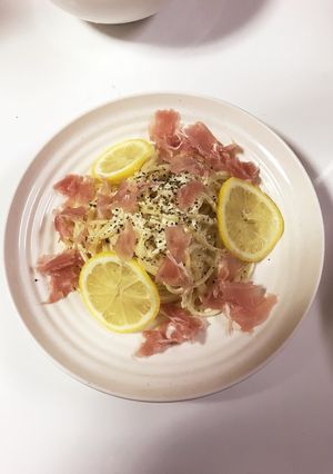 レモンと生ハムのクリームパスタ-レシピのメイン写真