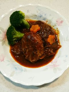 煮込みハンバーグ-レシピのメイン写真