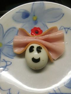 リボンをつけたうずらちゃん♪-レシピのメイン写真