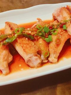 薬味ソースで食べる 簡単な手羽中焼き-レシピのメイン写真