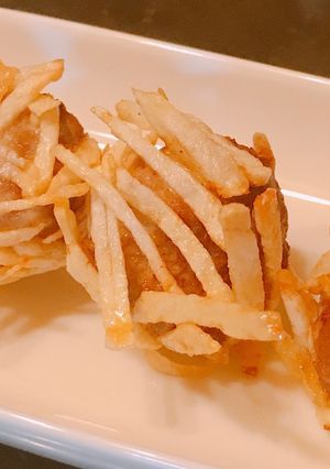 肉団子のカリカリポテト揚げ-レシピのメイン写真