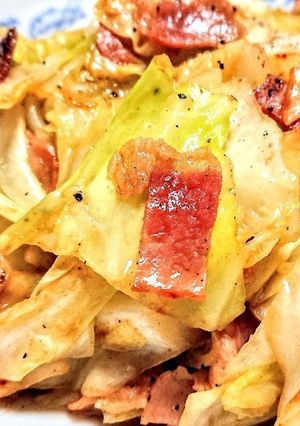 簡単!!キャベツとベーコンのバター炒め♬-レシピのメイン写真