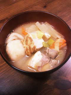 焼き豆腐入り豚汁-レシピのメイン写真