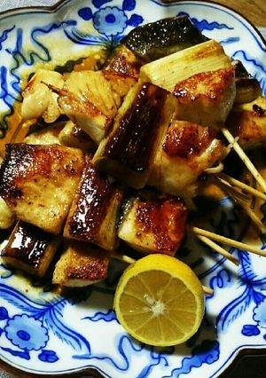 ブリで照り焼きねぎま串-レシピのメイン写真