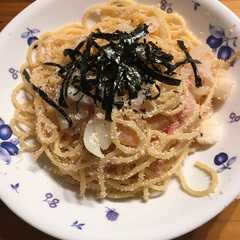 รูปของ 子供に人気！たらこパスタ