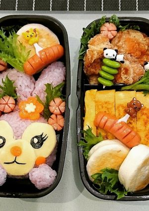 デコふりでステラルーお弁当♡簡単キャラ弁-レシピのメイン写真