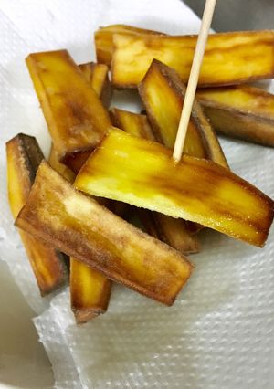 ボーソー米油でサツマイモフライ-レシピのメイン写真