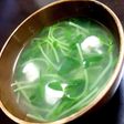 豆苗と鶏胸肉のさっぱりスープ