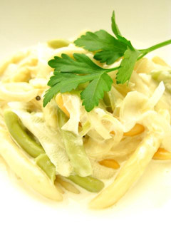 オニオンだけのクリームパスタ-レシピのメイン写真