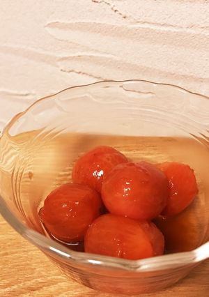 ミニトマトの紅茶みりんコンポート-レシピのメイン写真