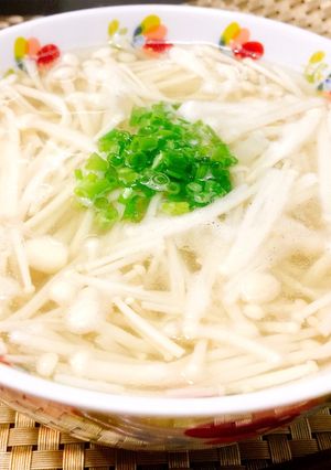 エノキのあっさり中華風スープ-レシピのメイン写真