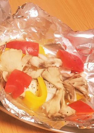 タラと野菜の白ワインホイル蒸し-レシピのメイン写真