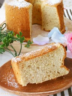 ♥ふんわりミルクバナナシフォンケーキ♥-レシピのメイン写真