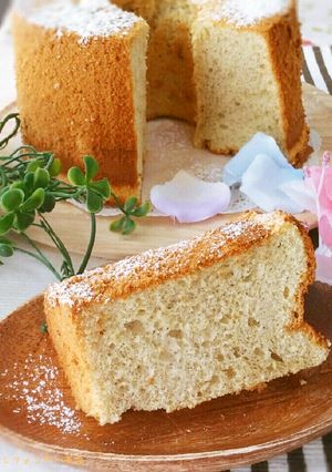 ♥ふんわりミルクバナナシフォンケーキ♥-レシピのメイン写真