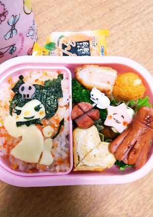 今日のキャラ弁11/15(クロミちゃん)-レシピのメイン写真