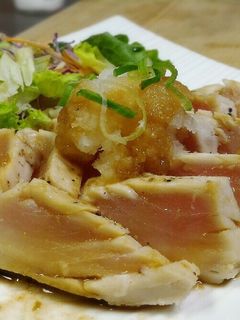 まぐろステーキ☆オリーブ油ポン酢ソース-レシピのメイン写真