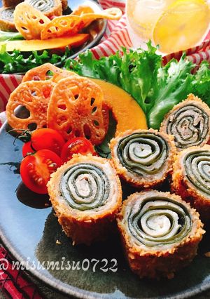 米油でカラッと！豚肉の昆布巻きとんかつ-レシピのメイン写真