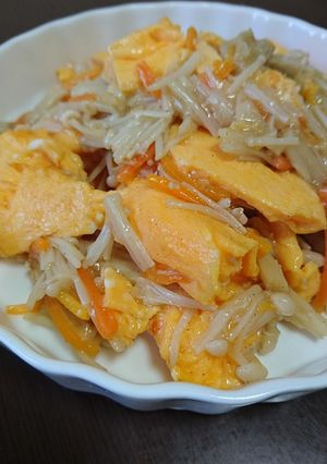卵とえのきの中華風炒め♪-レシピのメイン写真