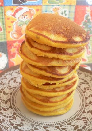 ほんのり和風☆　かぼちゃのパンケーキ-レシピのメイン写真
