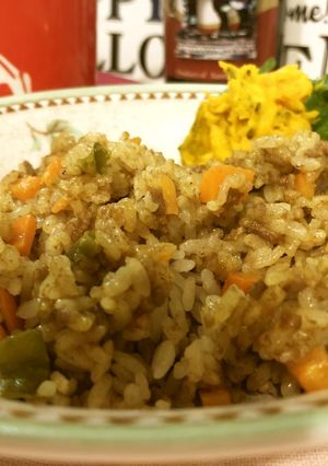 炊飯器でカレーピラフ おせちに飽きたら！-レシピのメイン写真