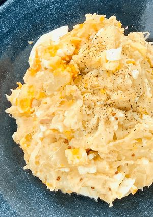 90℃ 半熟卵とツナのポテトサラダ-レシピのメイン写真
