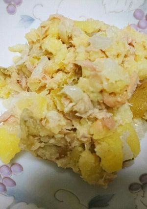 簡単！皮ごとポテトのチーズinポテサラ-レシピのメイン写真