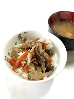 カンタン♪きのこたっぷり混ぜご飯♪-レシピのメイン写真