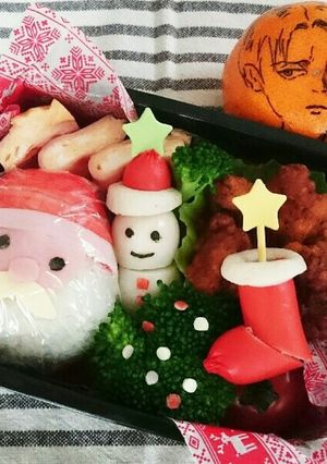 簡単キャラ弁！クリスマス！サンタさん！-レシピのメイン写真