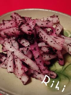 ゆかり大根-レシピのメイン写真