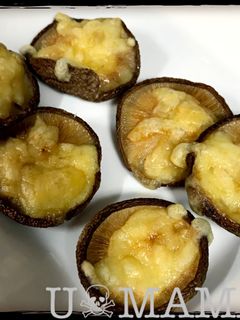 しいたけの醤油バター焼き~チーズのせ~-レシピのメイン写真