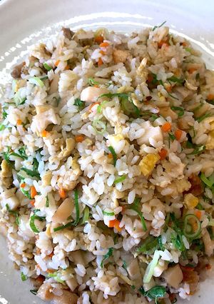 簡単美味しい栄養満点れんこん炒飯-レシピのメイン写真